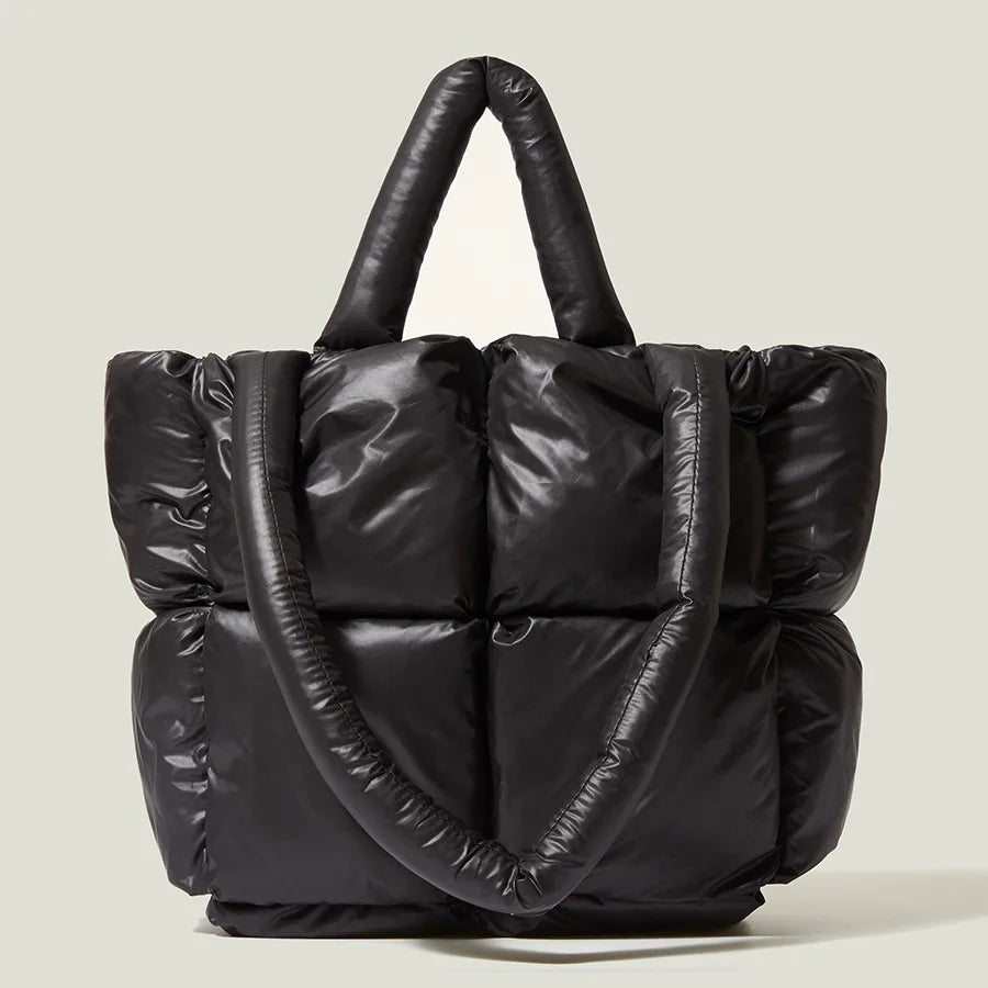 Quilted Luxury Nylon Down Cotton Bag