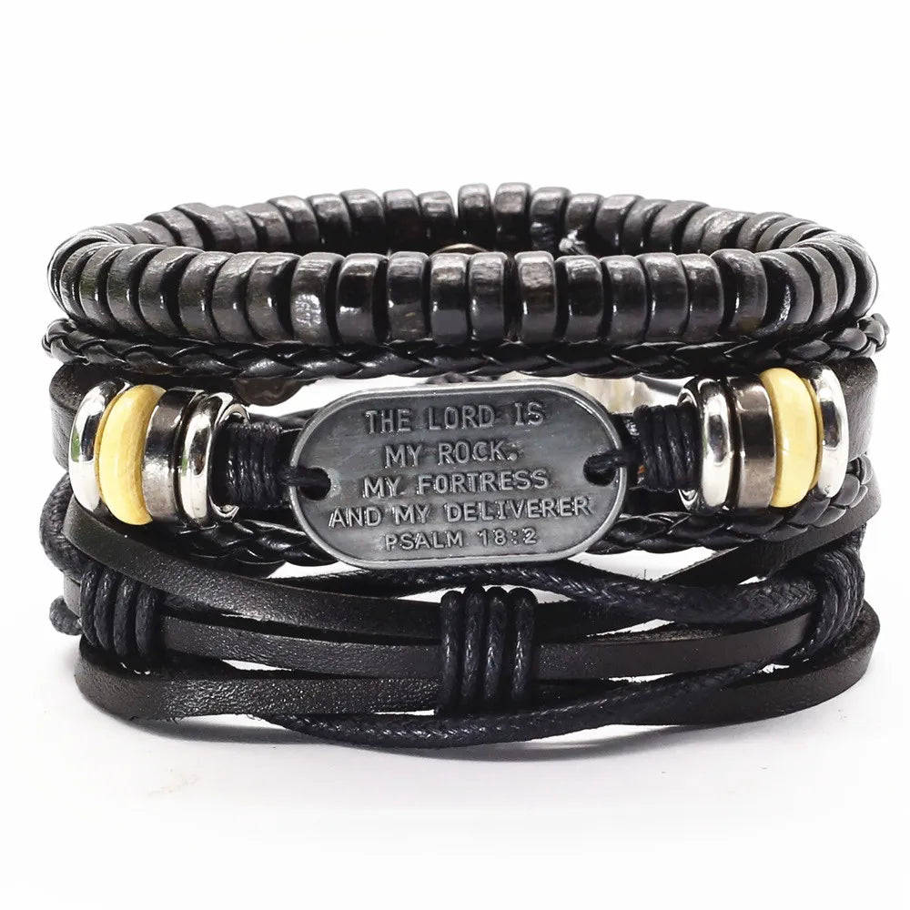 3 Pcs/Set Leather Bracelets