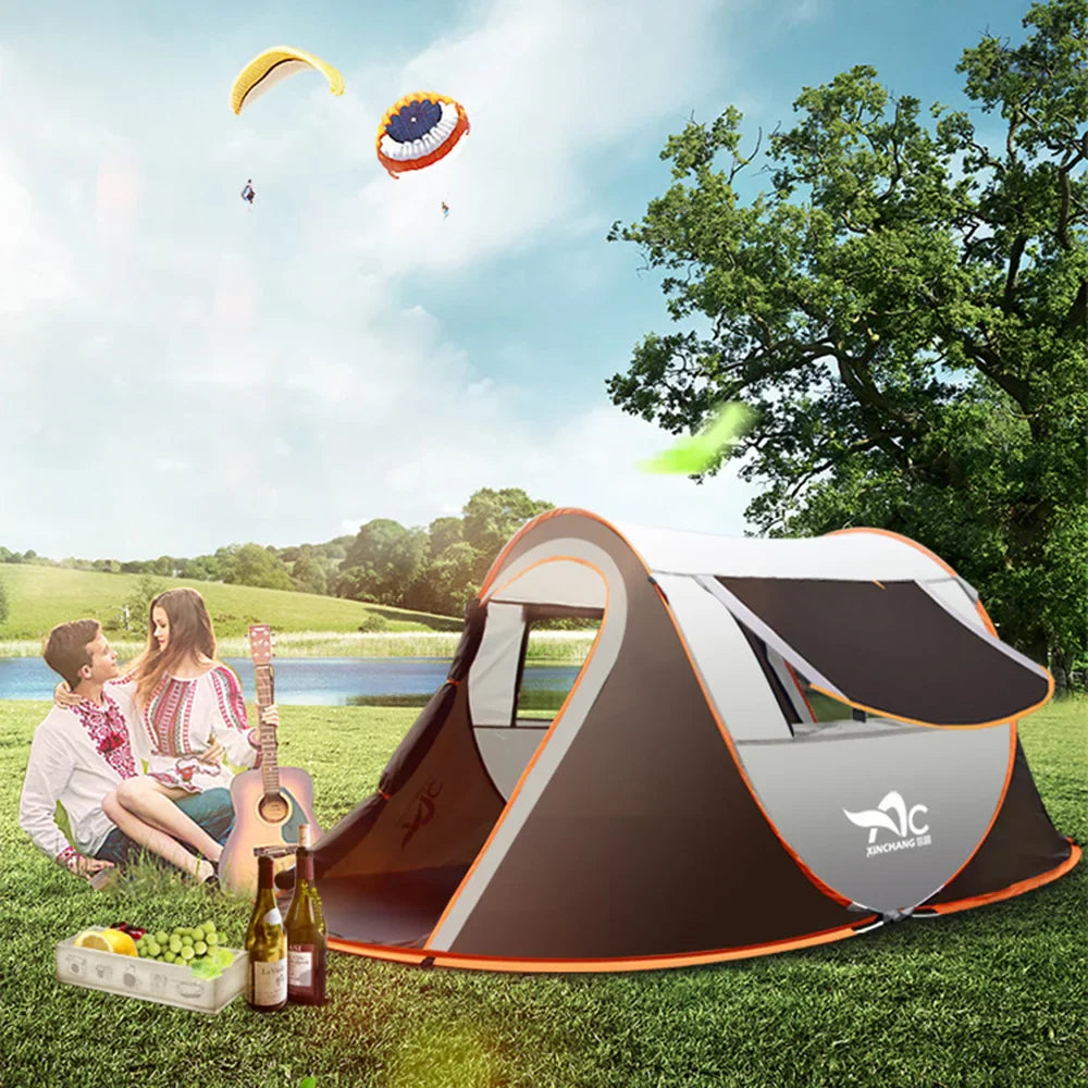 Outdoor Large Camping Tent Full-Automatic - MONLANE