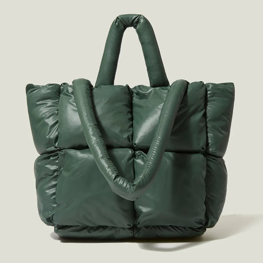Quilted Luxury Nylon Down Cotton Bag