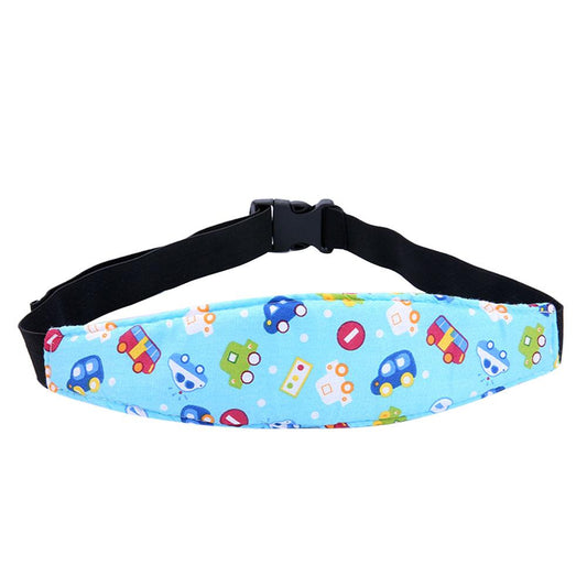 Baby Stroller Head Body Supports Infant Cars Seat Safety Sleeping Elastic Belt Kids Travel Safe Sleep Nap Aid Head Support Band - MONLANE
