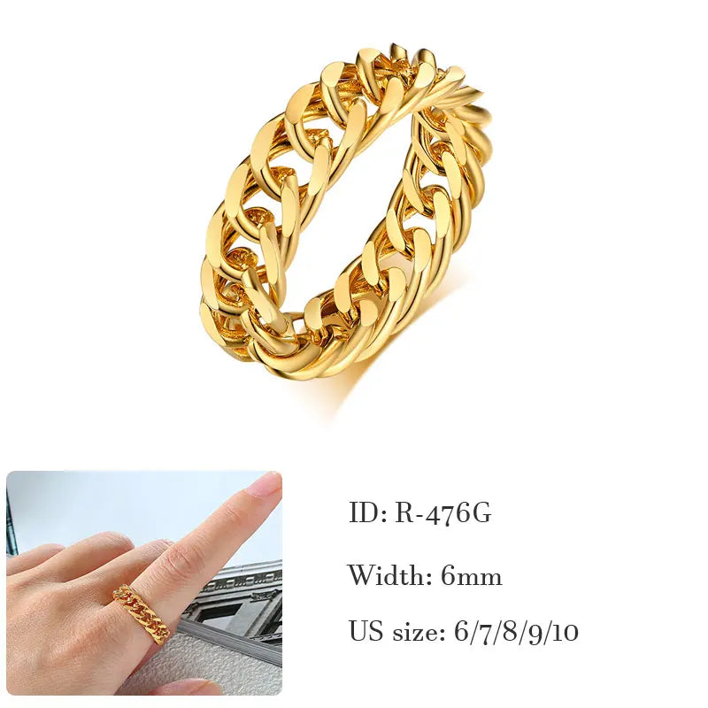 Triple Interlocked Promise Ring