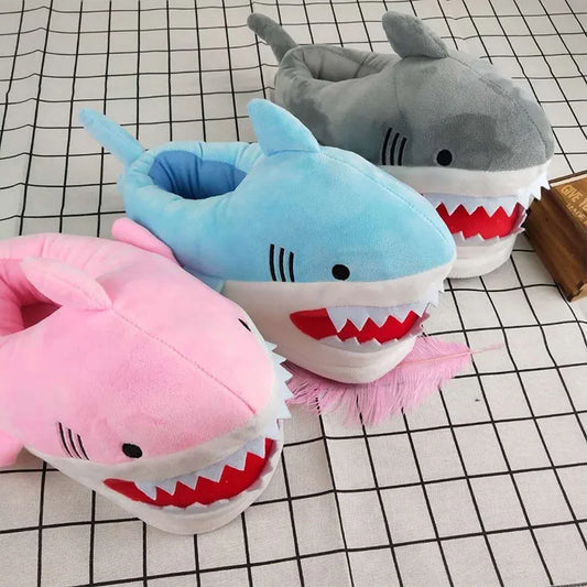 Shark Furry Slippers