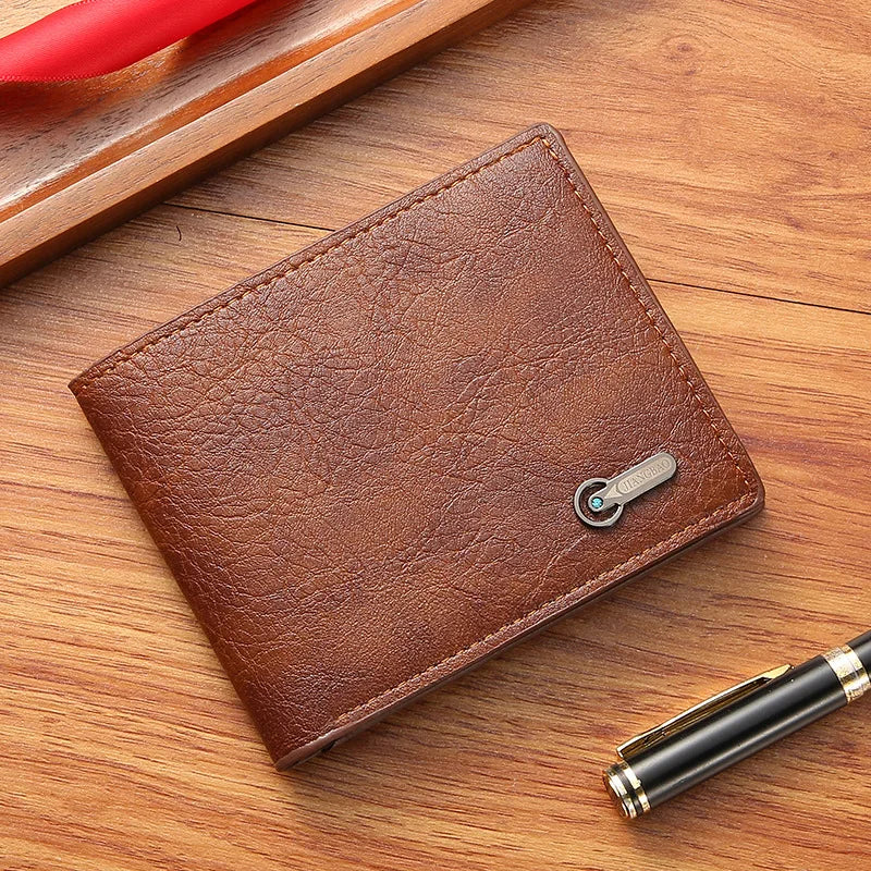 Bifold Faux Leather Wallet