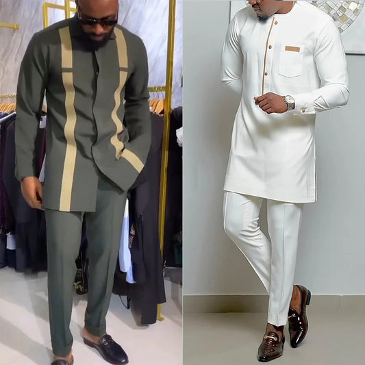 2PC  Dashiki African Traditional Outfit