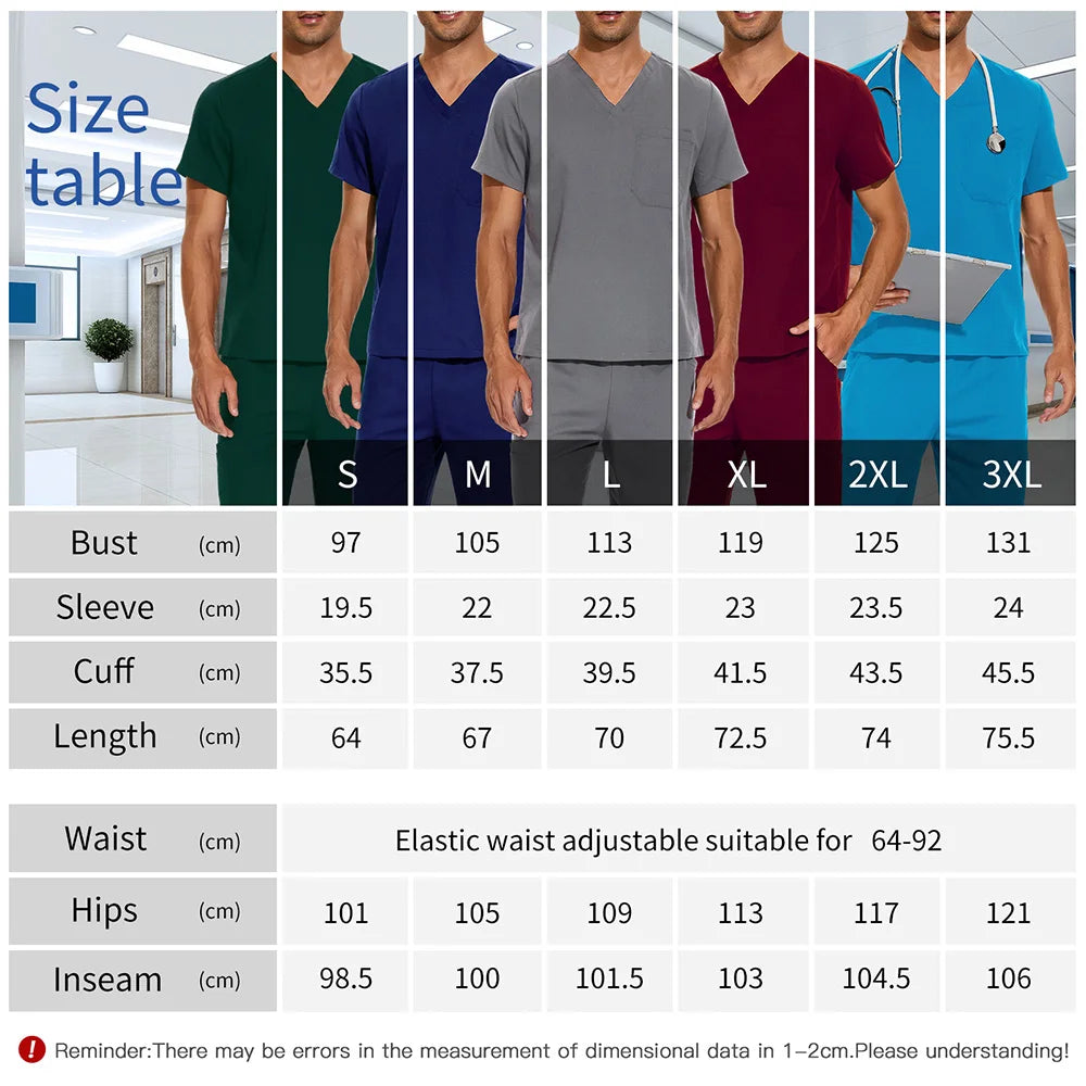 V Neck Scrub sets for men - MONLANE