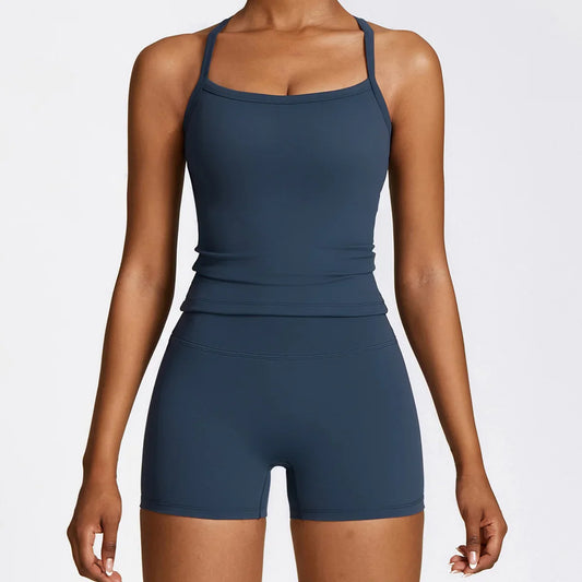 2 Piece  Sports Fitness Leggings