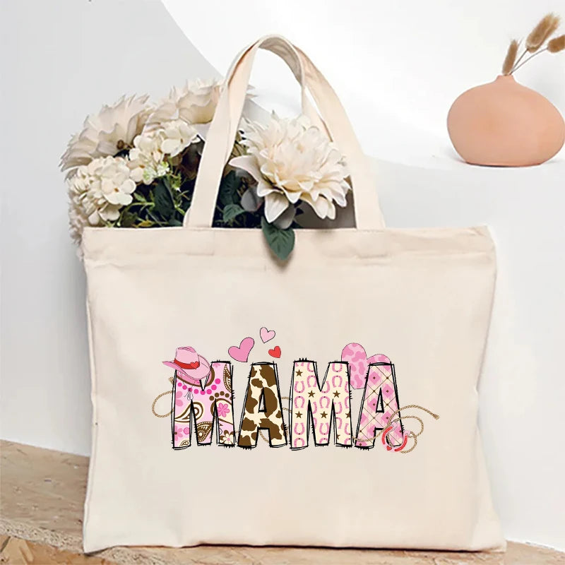 Mom Printed Handbag