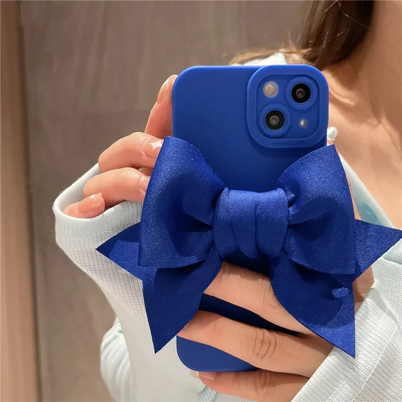 Luxury Cute 3D Bow Matte Phone Case