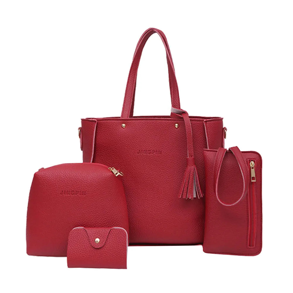 Four Pieces Tote Bag