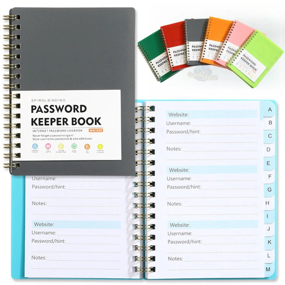 1pc Password Storage Book