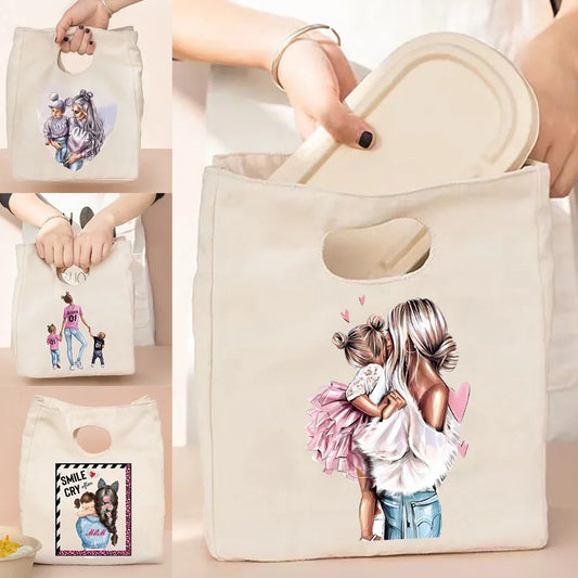 Canvas Tote Thermal Lunch Bag