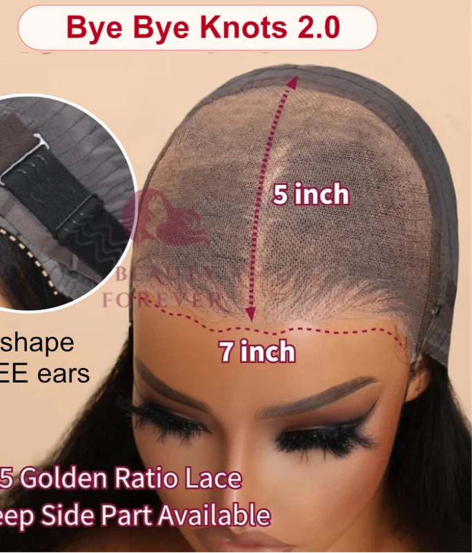 Drawstring Yaki Straight Glueless Wig