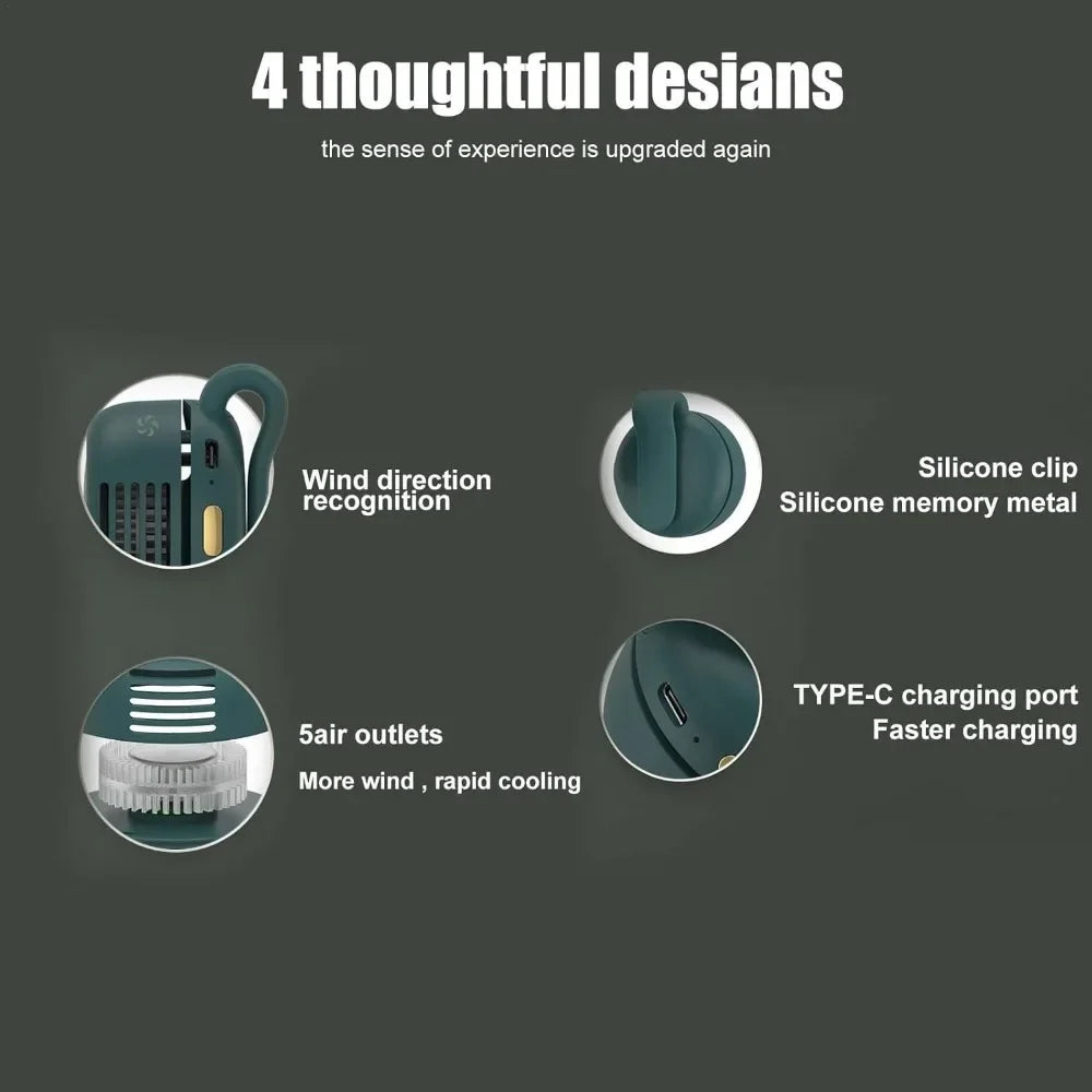 Portable Silent Mini Bladeless Fan