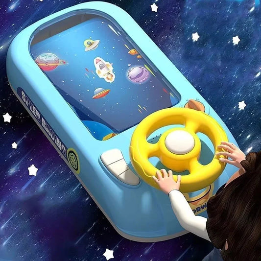 Electronic Adventure Game Steering Wheel