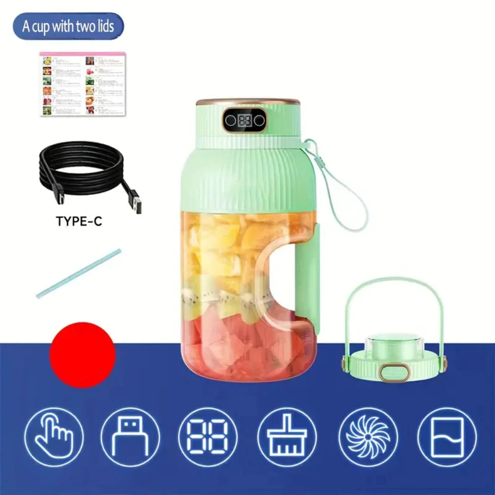 Dual Lids Fresh Juicer