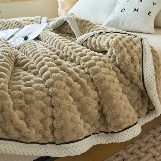 Multi-function Plush Throw Blanket