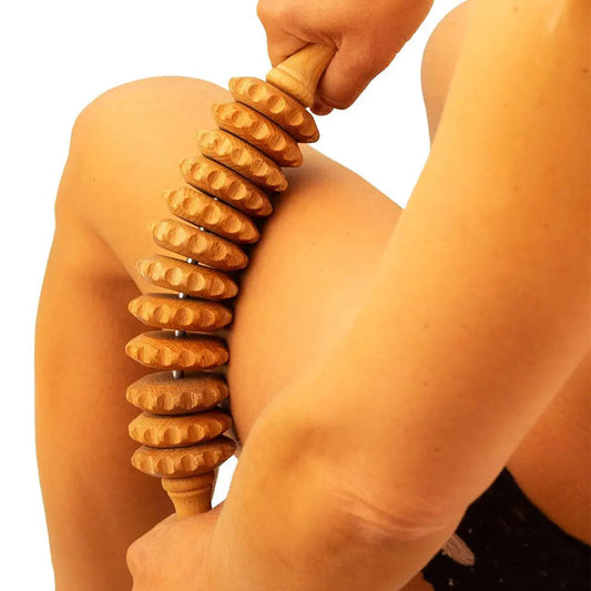 Curved Wooden Massage Roller