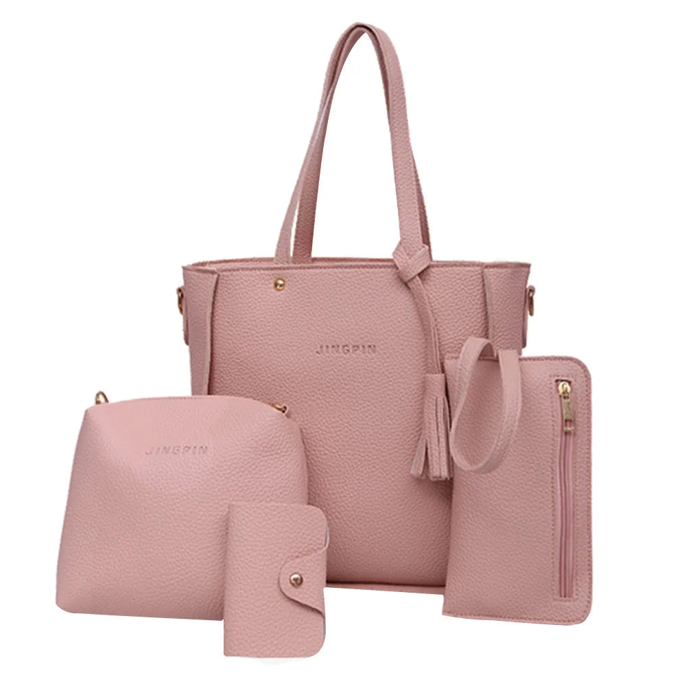 Four Pieces Tote Bag