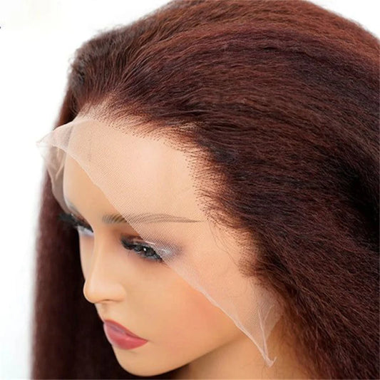 Lace Frontal Kinky Straight Wig