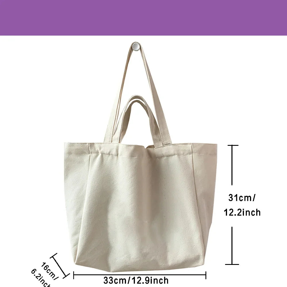 Foldable Canvas Shoulder Bag