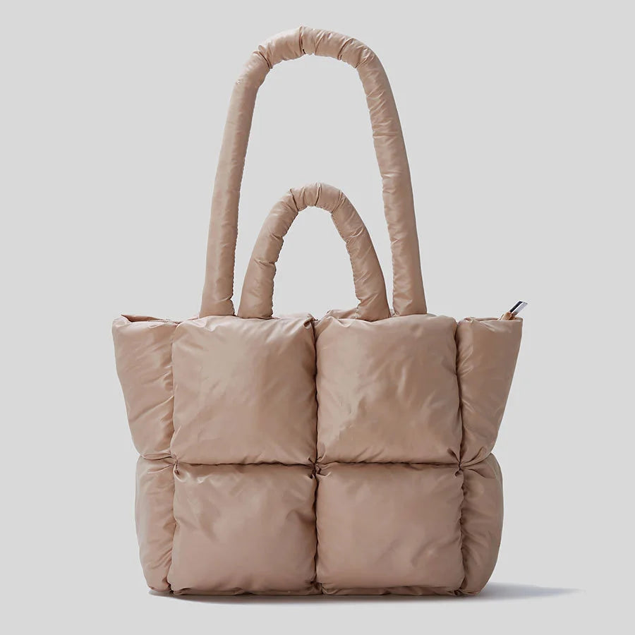 Quilted Luxury Nylon Down Cotton Bag