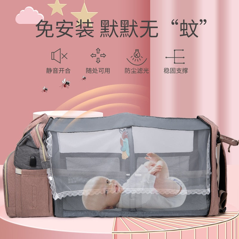 Foldable Baby Crib Backpack - MONLANE