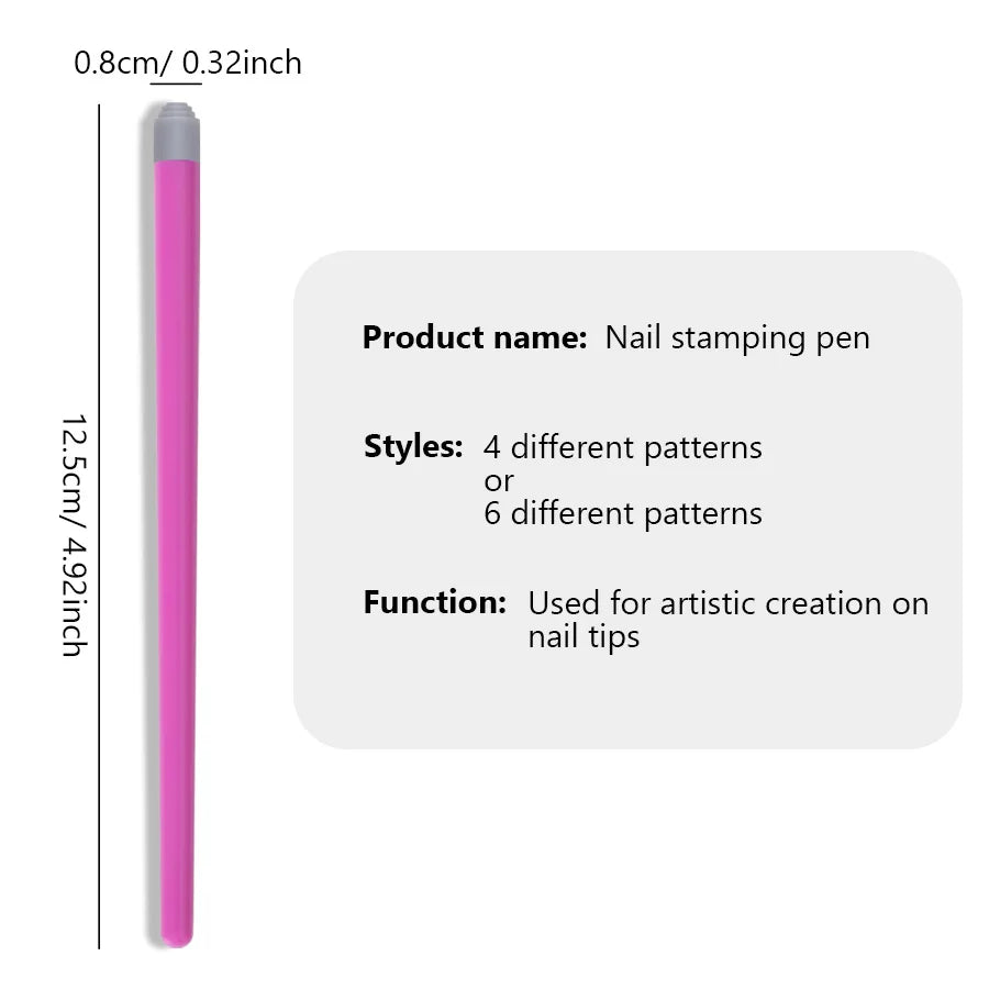 Nail Art Stamp Pen Set