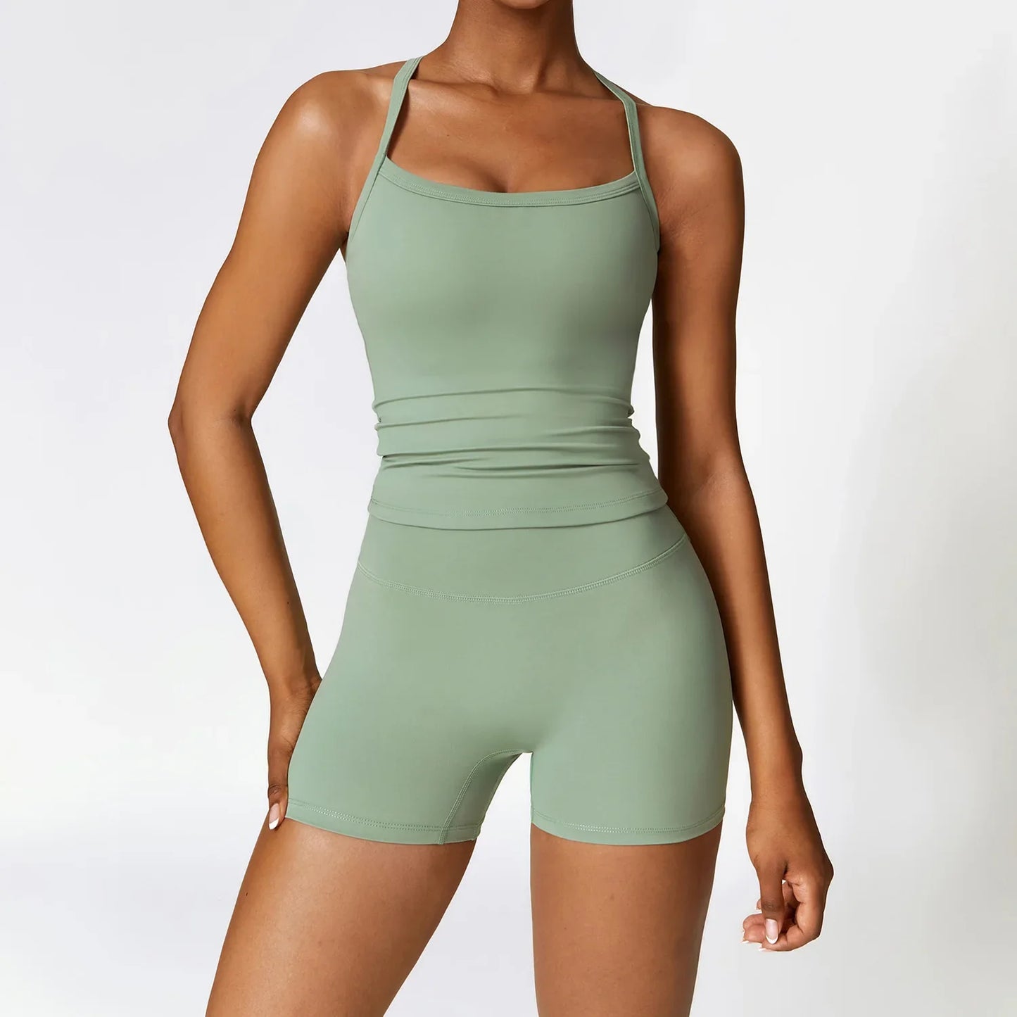2 Piece  Sports Fitness Leggings
