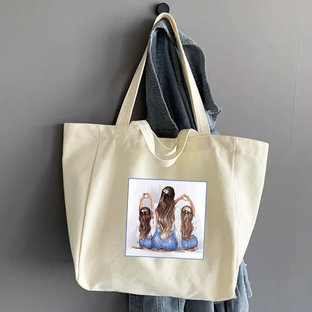 Foldable Canvas Shoulder Bag