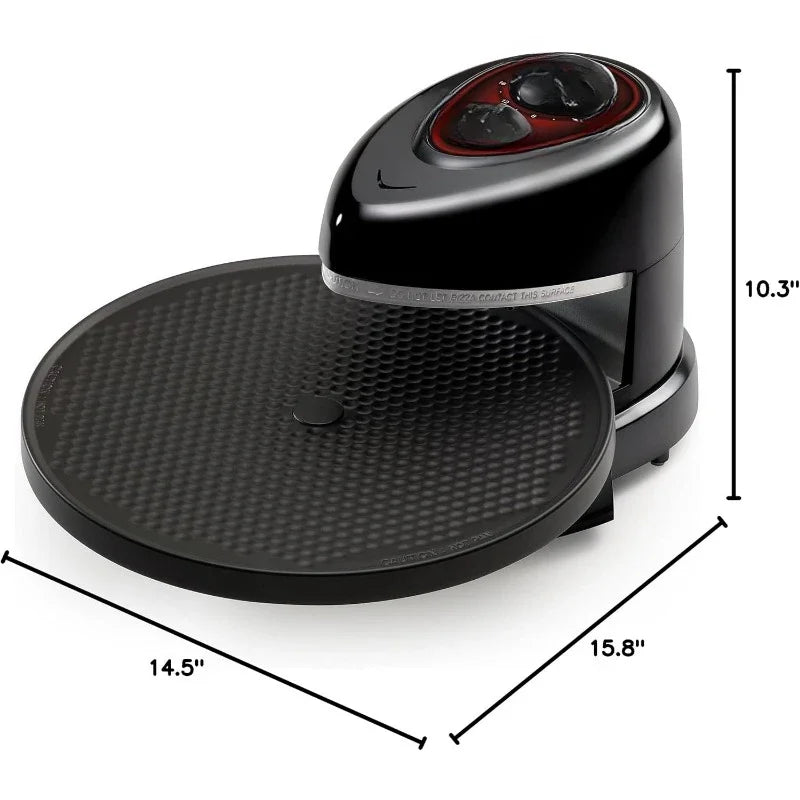 Fast  delivery.Pizzazz Plus Rotating Oven, Black