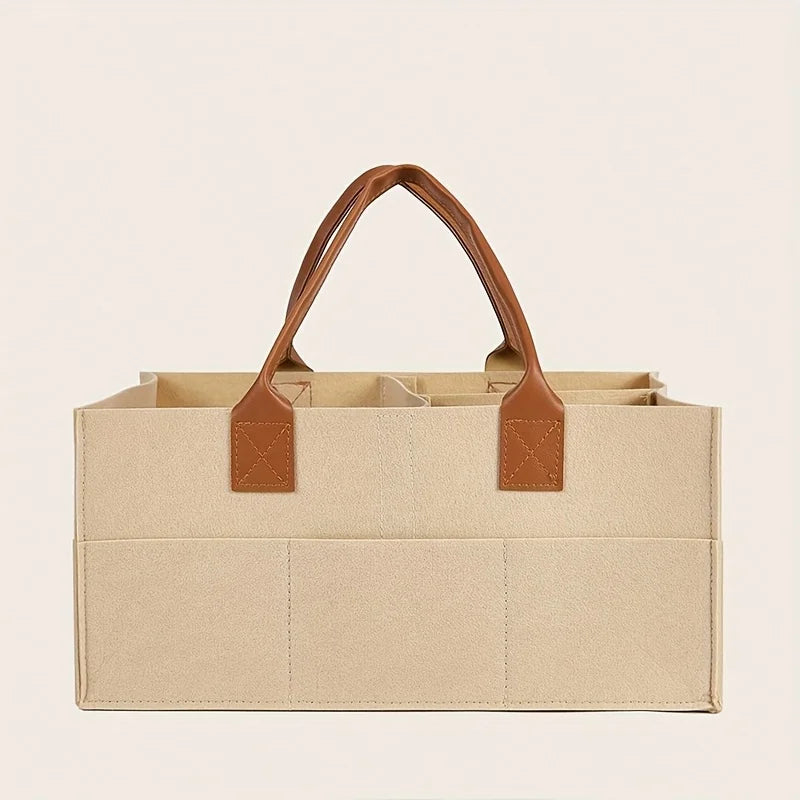 large-capacity foldable diaper storage bag