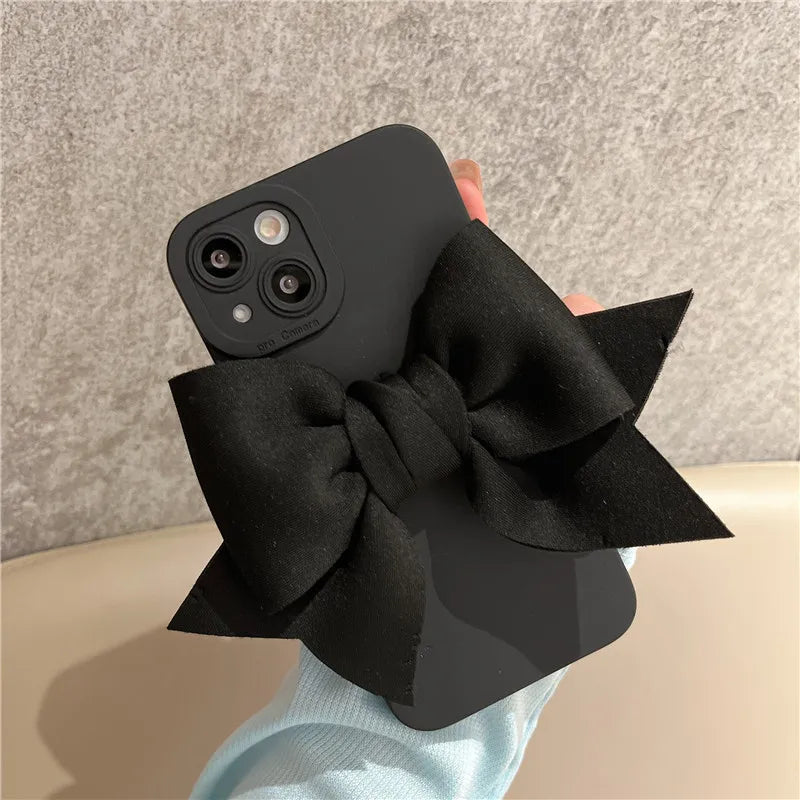Luxury Cute 3D Bow Matte Phone Case