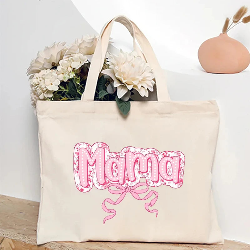 Mom Printed Handbag