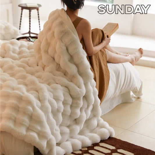 Bubble Shaped Throw Blankets