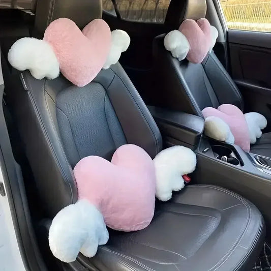 Cute Cartoon Car Headrest Pillow