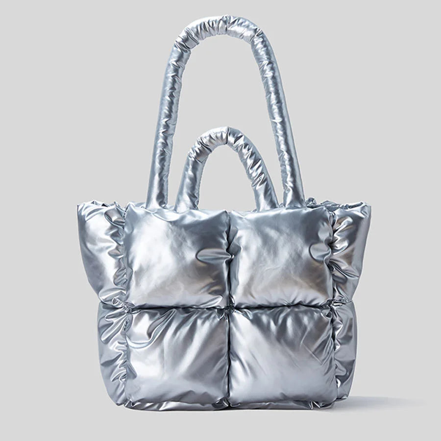 Quilted Luxury Nylon Down Cotton Bag