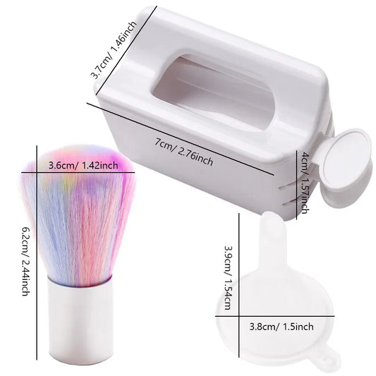 Portable Dip Powder Nail Art Kit