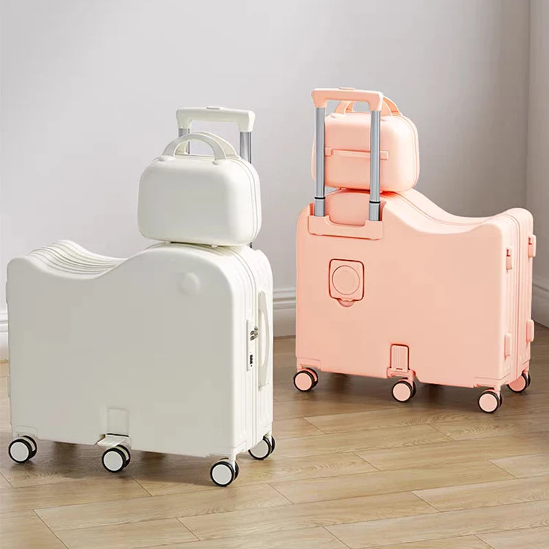 Children's Luggage  Set  with USB Cup Holder