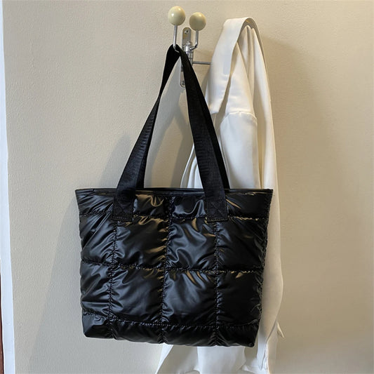 Large Capacity Cotton Padded Top-handle Bag