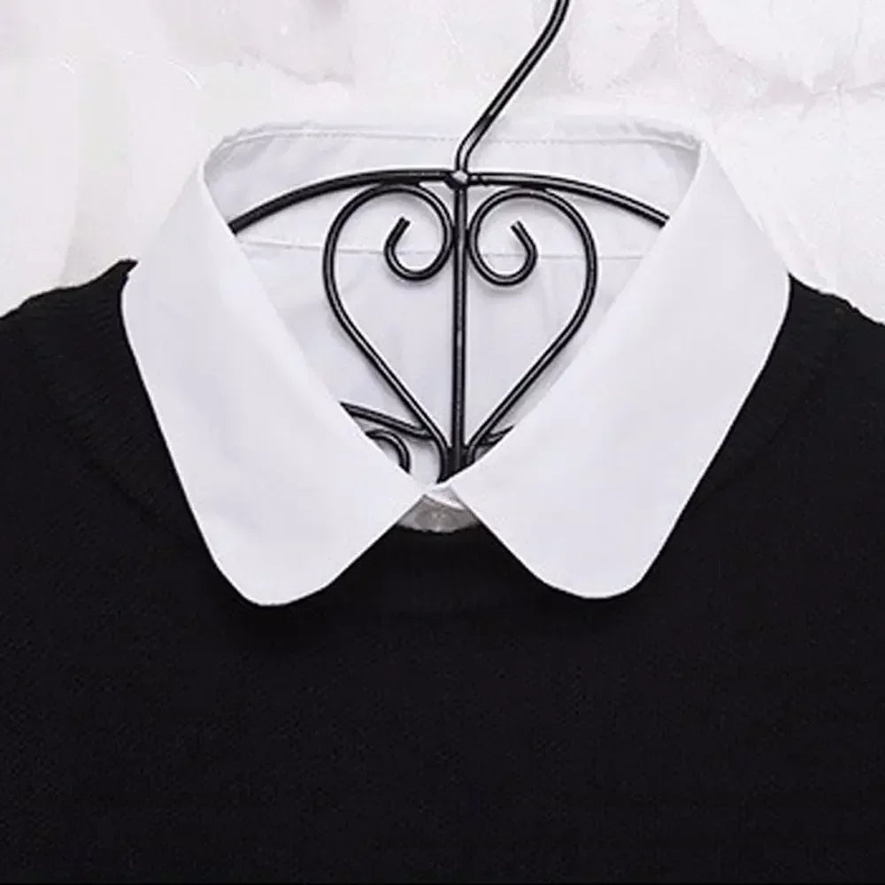 1Pc Solid Color Detachable Shirt