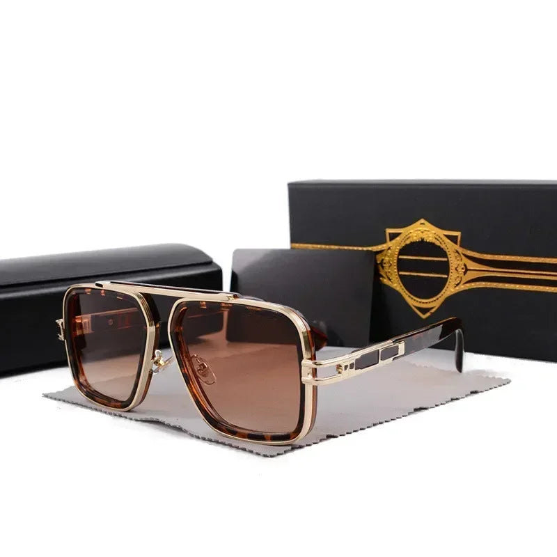 Retro Men's Square Sunglasses