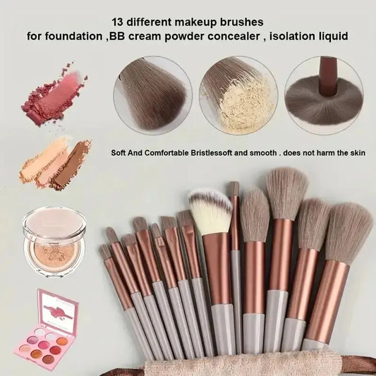 Soft Fluffy MakeUp Brush Set