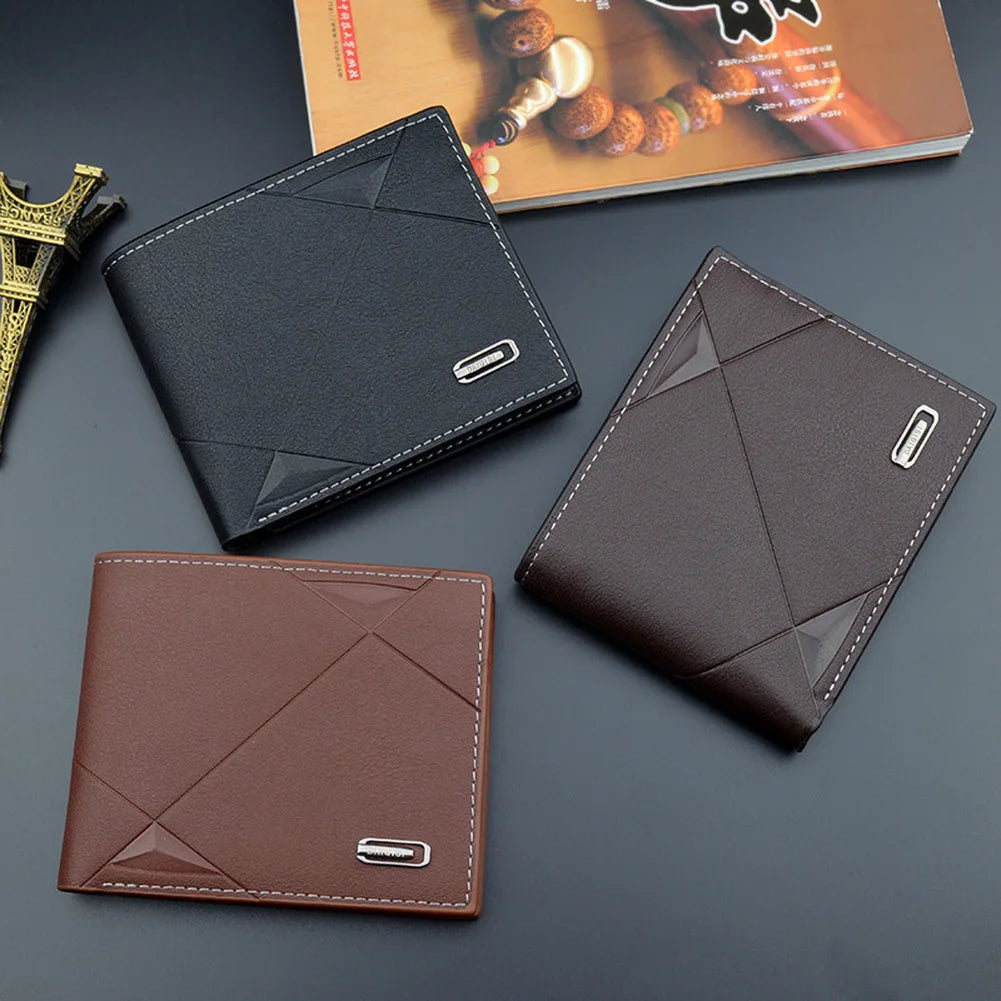Bifold Faux Leather Wallet