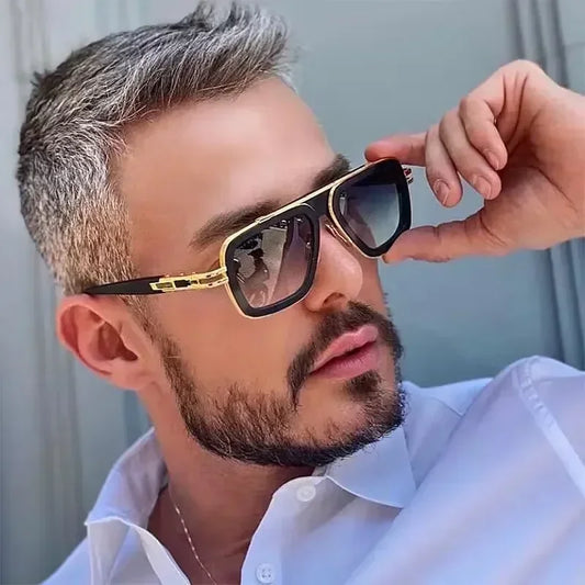 Retro Men's Square Sunglasses