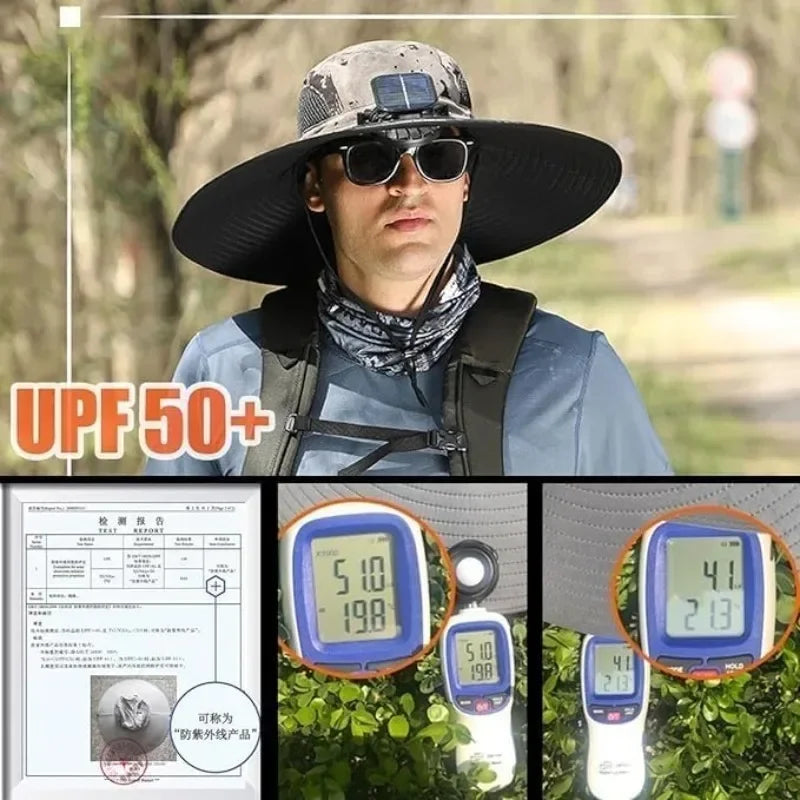 Solar Fan Bucket Hat
