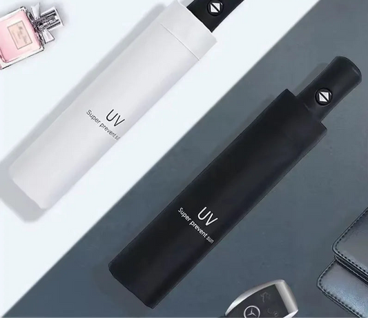Folding automatic umbrella With sunblock
