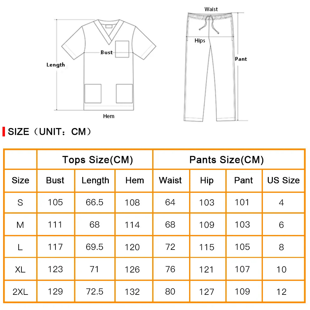 Thicken Medical  Uniform - MONLANE