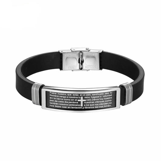 Bible Prayer Cross Bracelet