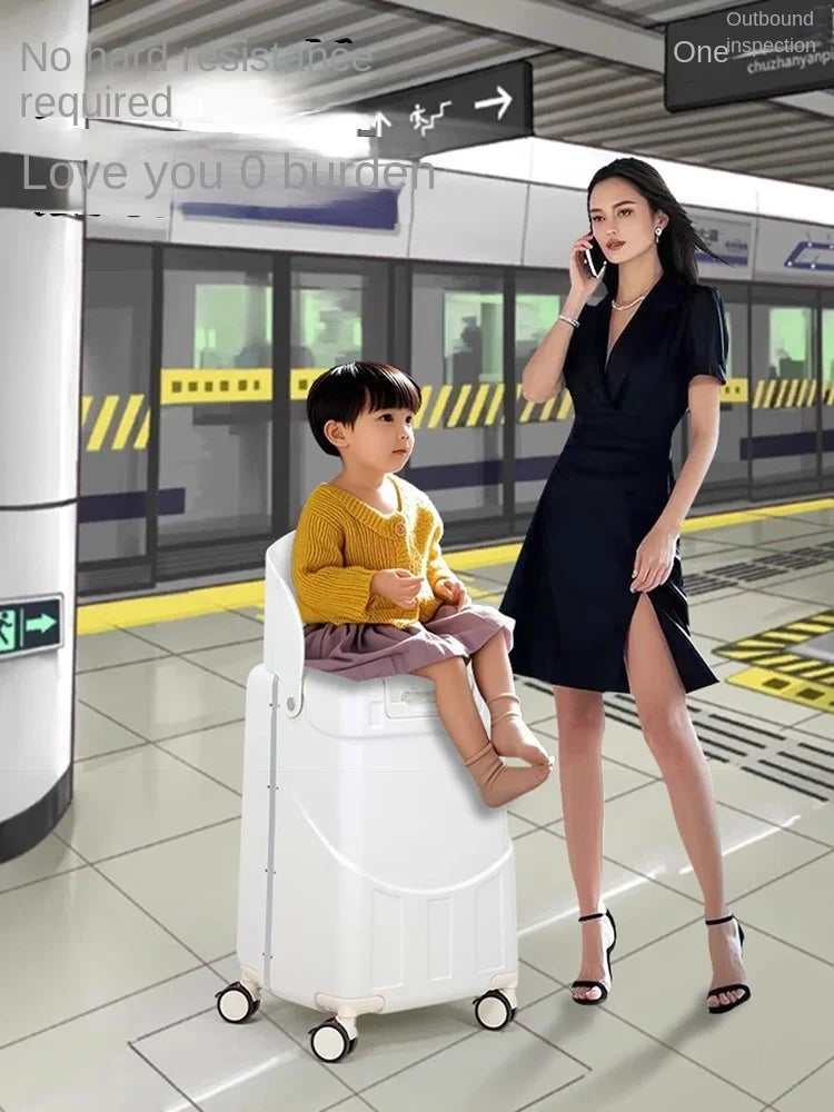 Ride on Luggage with Kids Seat